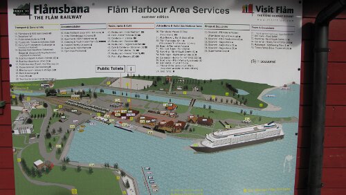 Fotlandsvåg – Flåm – Flåmsbana Flåm Harbour Area Service