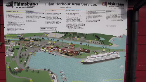 Fotlandsvåg – Flåm – Flåmsbana Flåm Harbour Area Service