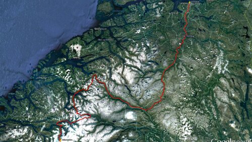 Briksdalsbre – Dalsnibba – Geiranger – Trollstiegen – Trondheim Sa 22.09.2012 – Briksdalsbre – Trondheim – Dalsnibba – Geiranger – Trollstiegen