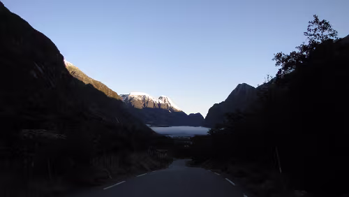 Briksdalsbre – Dalsnibba – Geiranger – Trollstiegen – Trondheim Start von Briksdalsbre in Richtung Olden