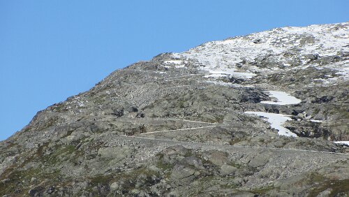 Briksdalsbre – Dalsnibba – Geiranger – Trollstiegen – Trondheim Die Mautstraße zur Dalsnibba 1.476 m