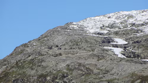 Briksdalsbre – Dalsnibba – Geiranger – Trollstiegen – Trondheim Die Mautstraße zur Dalsnibba 1.476 m