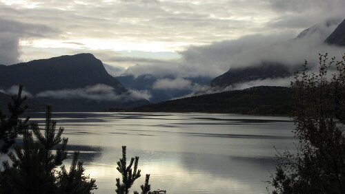 Bognes – Tromsø – Hurtigrute MS Nordkapp Auf der E6 nach Skaberget