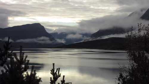 Bognes – Tromsø – Hurtigrute MS Nordkapp Auf der E6 nach Skaberget
