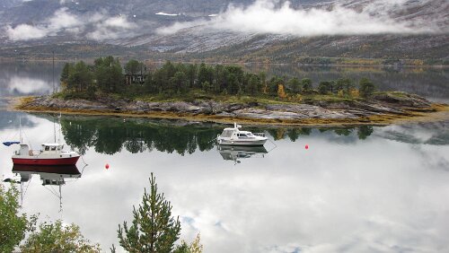 Bognes – Tromsø – Hurtigrute MS Nordkapp Auf der E6 nach Skaberget