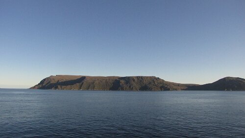 Honningsvåg – Skarsvåg – Nordkapp Am frühen Morgen kurz vor Havøysund