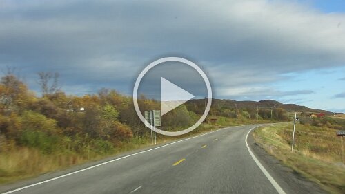 Skarsvåg – Vadsø Am Varangerfjord in Richtung Vadsø