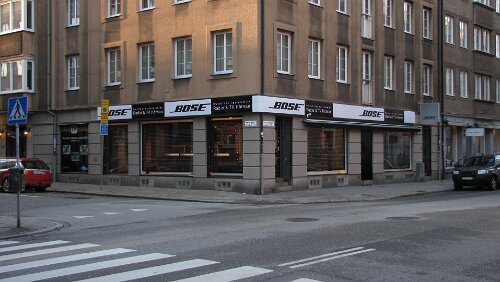 Uppsala – Malmö BOSE in der Södra Förstadsgatan