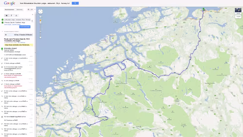 Tour Planung 09 - Briksdalsbre Berghof nach Prinsens Gate 4A, 7012 Trondheim, Norwegen - Google Maps - Opera Sa 22.09.2012 – Briksdalsbre - Trondheim Größere Kartenansicht
