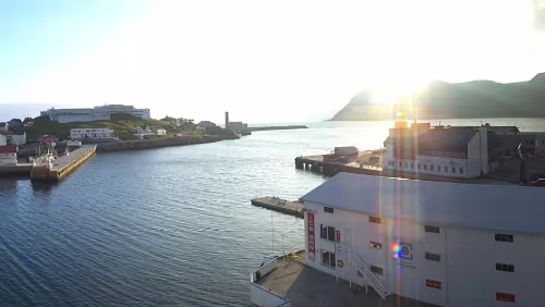 WebCam Markus' Auto parkt in Honningsvåg