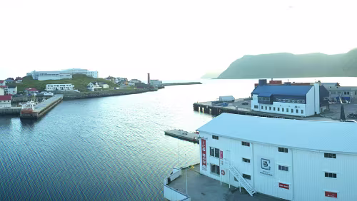 WebCam Markus' Auto parkt in Honningsvåg