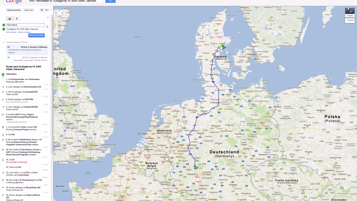 Tour Planung Tour Planung