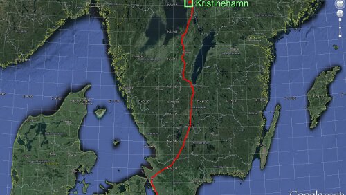 Malmö – Kristinehamn Sonntag: Malmö - Kristinehamn, 5 Std. 16 Min. / 501.08 km