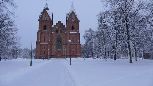 Malmö – Kristinehamn Die Kirche in Kristinehamn