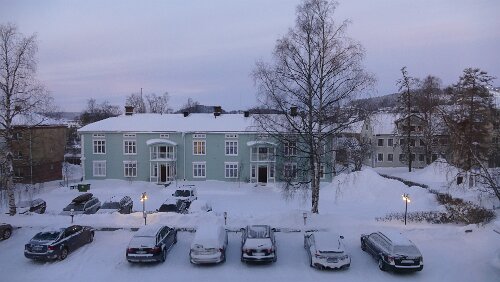 Östersund – Koskullskulle Blick aus dem Hotelzimmer