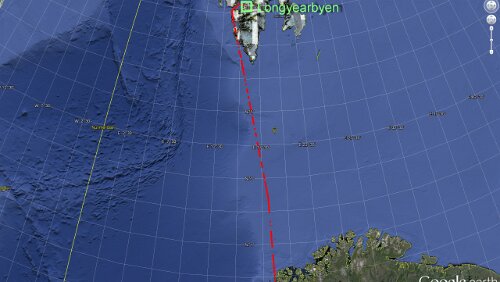 Tromsø – Longyearbyen Donnerstag: FLY Tromsø - Longyearbyen; SK4414 - SAS; Flytype: 738, ca. 1.030km