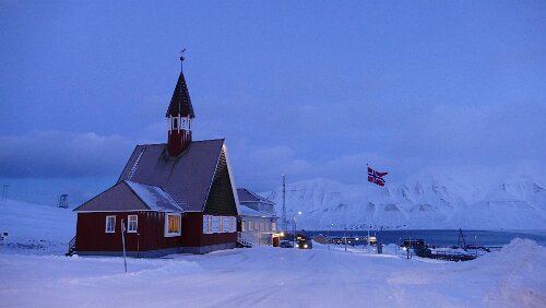 Longyearbyen Die Kirche