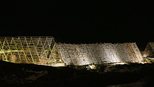 Tromsø – Svolvær Trockengestelle für Fische