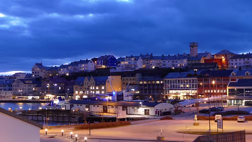 Trondheim – Kristiansund Blick auf Kristiansund