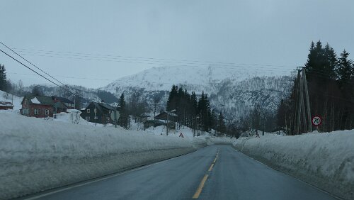 Bergen – Norheimsund Kurz vor Eikedalen