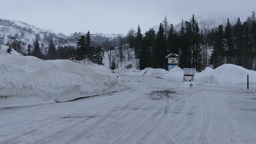 Bergen – Norheimsund Auf einem Parkplatz