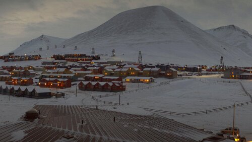 WebCams Svalbard BOREALIS LIVECAM LONGYEARBYEN 360 - 06.11.2014 - 12:00