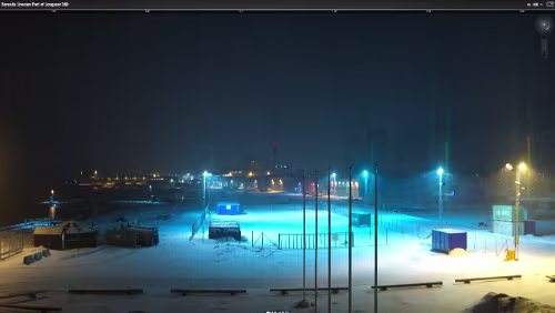 WebCams Svalbard Livecam Port of Longyear 19.01.2015