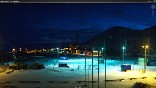 WebCams Svalbard Livecam Port of Longyear 21.01.2015