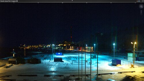WebCams Svalbard Livecam Port of Longyear 22.01.2015
