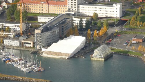 Tromsø Die Sonne taucht kurz auf
