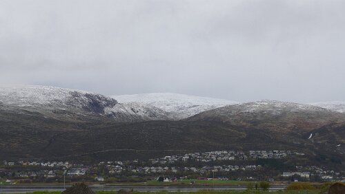 Heimreise Der Winter lugt schon mal kurz vorbei