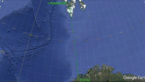 Tromsø – Longyearbyen Tromsø - Longyearbyen, ‚Mary-Ann's Polarrigg‘