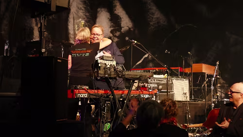 „Tonbruket“ 20 Jahre PolarJazz, die Hauptverantwortlichen werden vom Zuständigen für Kultur geehrt