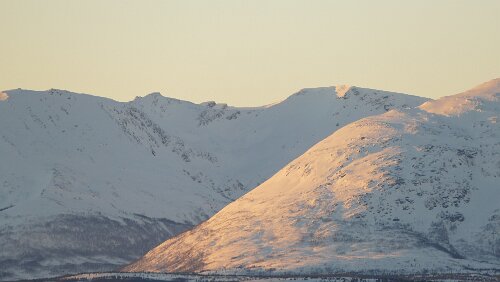Tromsø – Svolvær Blick nach Süden am Polaria in Tromsø