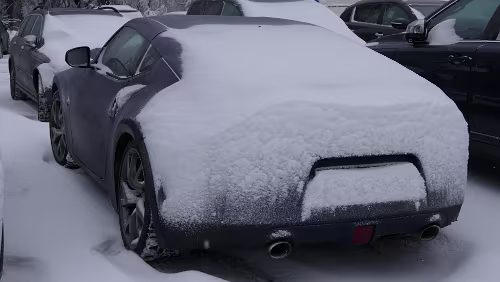 Oslo – Göteborg Frischer Schnee über Nacht