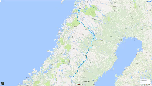 04 - 31.01.2017 Di 31.01.2017 Östersund – Vilhelmina – Sorsele – Arjeplog (S) – Storjord (N) – Fauske – Engan (32 AQ48)