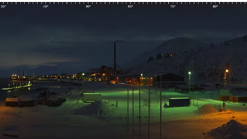 Svalbard WebCams 360° - Norge - Svalbard - Port of Longyear