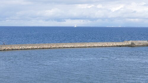 Hahnstätten – Malmö Im Hafen von Puttgarden, kaum auf dem Schiff legt es auch schon ab