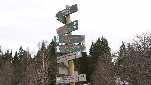 Oslo Ich wollte ja unbedingt die Tour nach Dakar laufen, aber die Mitwanderer streikten und es ging nur nach Frognerseteren. 😎