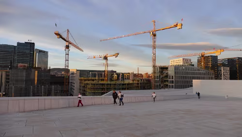Oslo Es wird gebaut ohne Ende