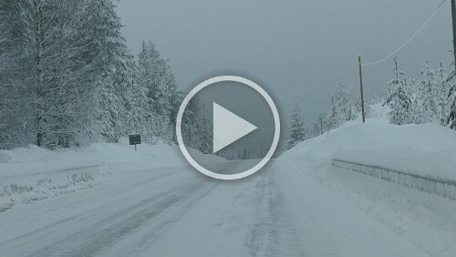 Kristinehamn – Östersund Viel Schnee