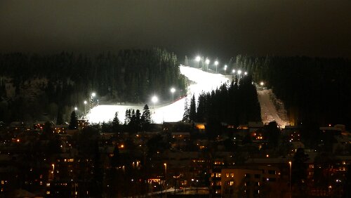 Kristinehamn – Östersund „Skiduthyrning Gustavsbergbacken“, auf der kleinen Insel Frösön die im Storsjön liegt