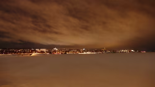 Kristinehamn – Östersund Blick auf Östersund