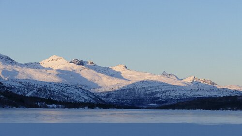 Fauske – Tromsø Auf der Fahrt nach Tromsø