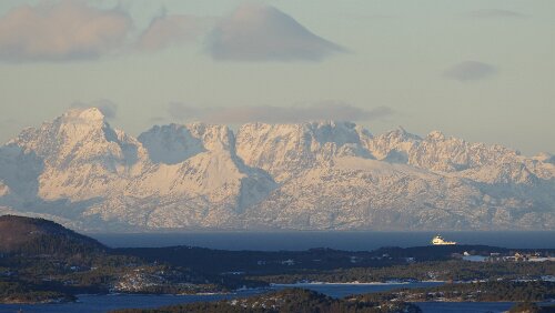 Fauske – Tromsø Auf der Fahrt nach Tromsø