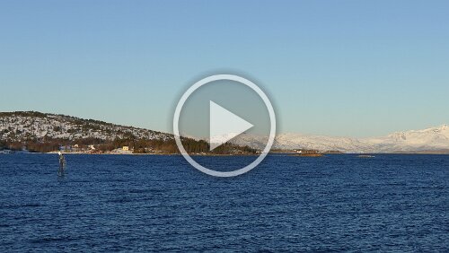 Fauske – Tromsø Auf der Überfahrt von Bognes nach Skarberget