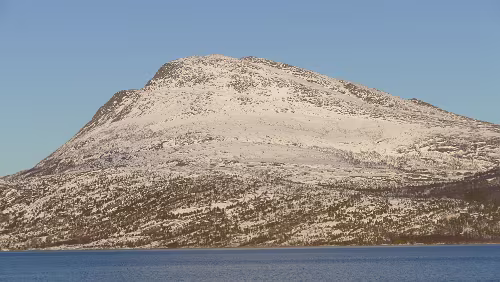 Fauske – Tromsø Auf der Überfahrt von Bognes nach Skarberget