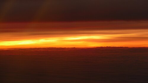 Longyearbyen – Tromsø Kurz vor der Landung in Tromsø