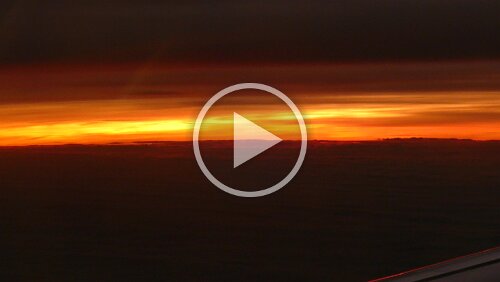 Longyearbyen – Tromsø Kurz vor der Landung in Tromsø