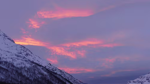 Tromsø – Saltstraumen Feuriger Sonnenaufgang